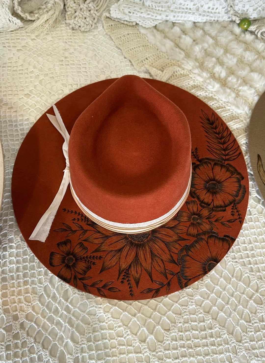 SOL Spirits Burnt Fedora Hat - MONTY