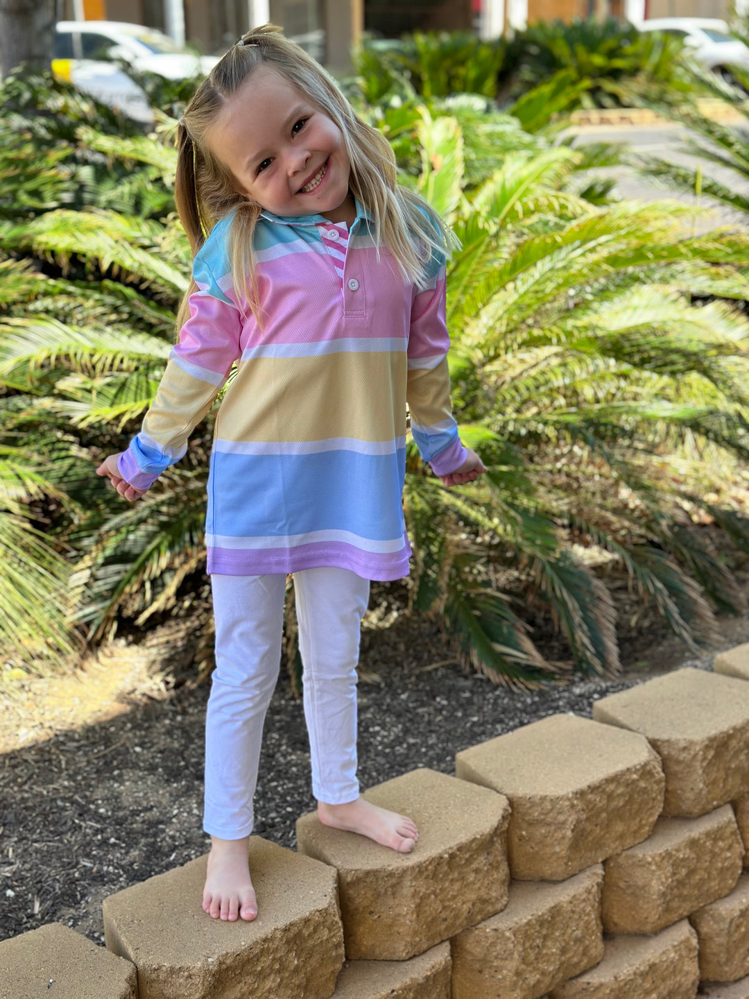 MARNIE Rugby Striped Fishing Jersey