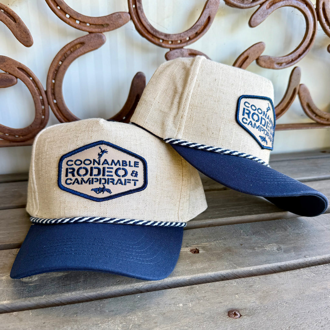 Coonamble Rodeo and Campdraft Linen Cap