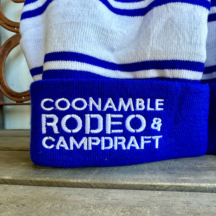 Coonamble Rodeo and Campdraft Pom Pom Beanie