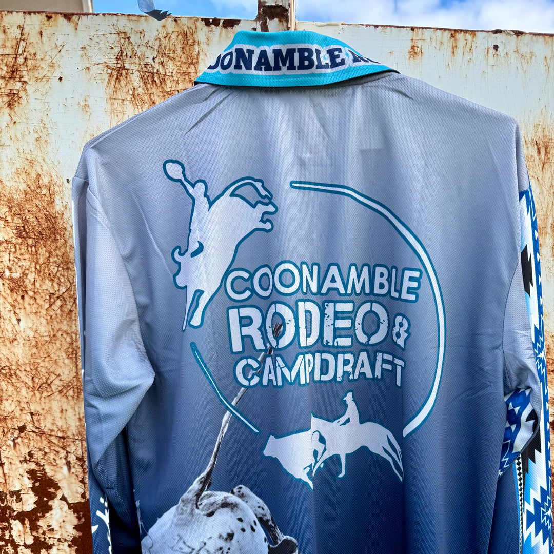Coonamble Rodeo and Campdraft Fishing Shirt