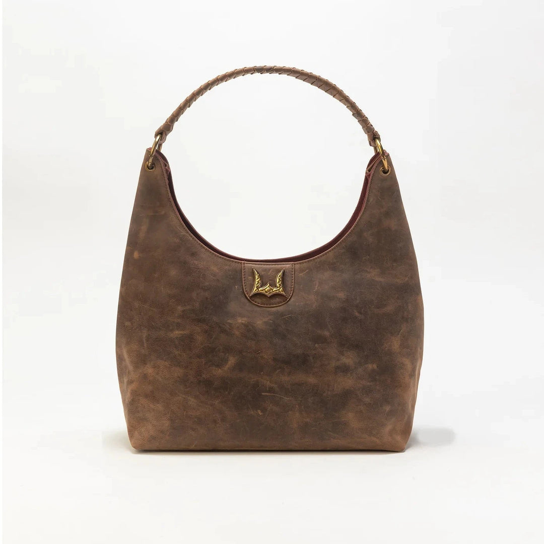Loyal West Large Bag In Brunette Leather