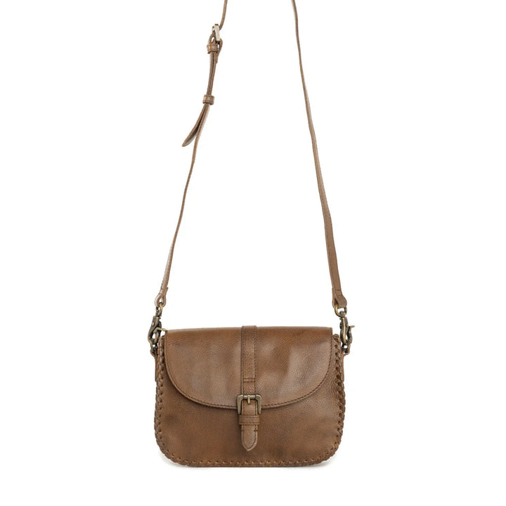 Summerset Vista Leather Bag In Bourbon