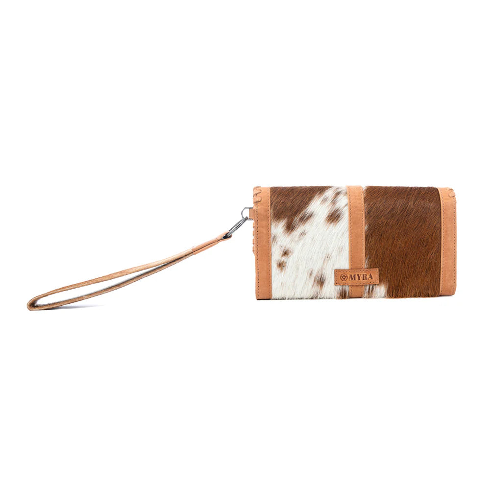 Oracle Ember Hairon Leather Wallet - Tan
