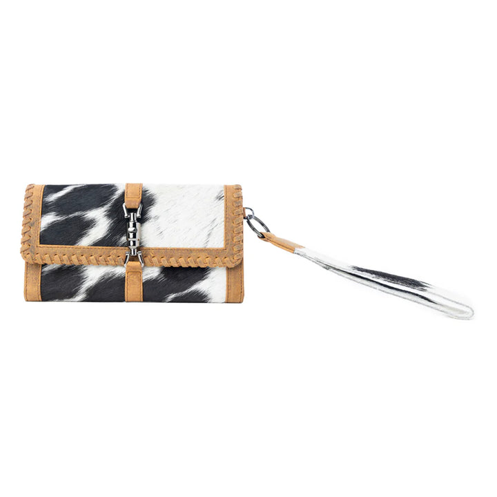 Oracle Ember Hairon Leather Wallet - Black