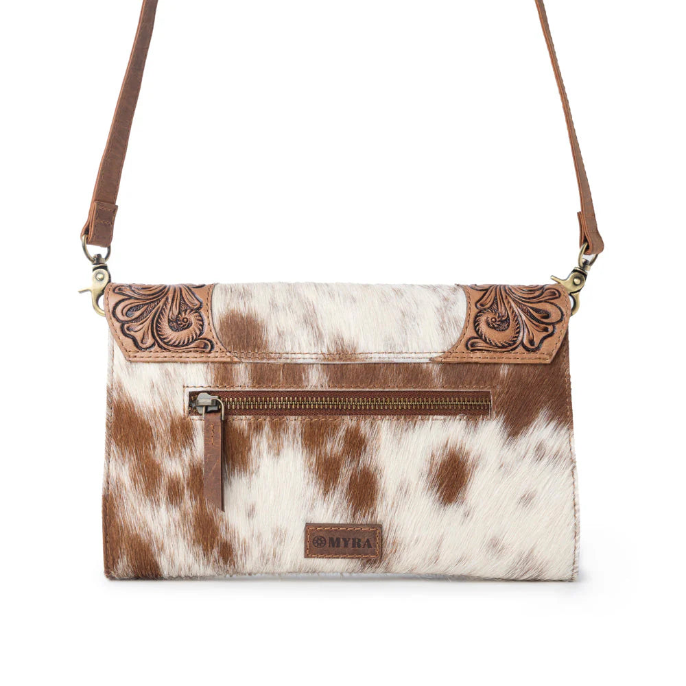 Vinebloom Carve Handtooled Bag In Sienna Frost