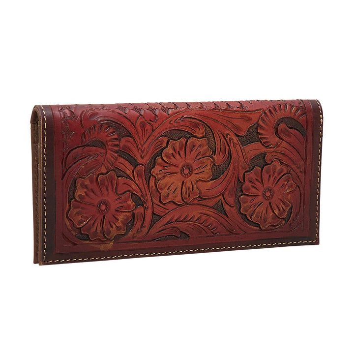Red Tooled Wallet