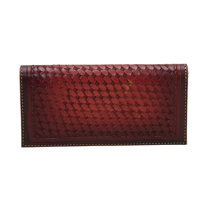 Red Tooled Wallet